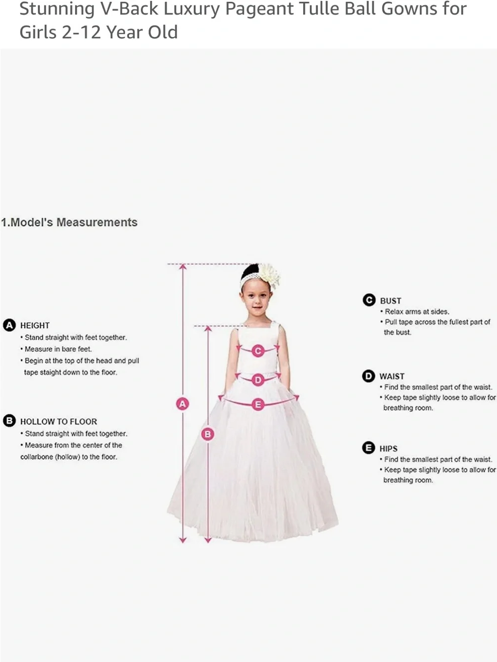 ABaoWedding Blush Pink Luxury Pageant Ball Gown | Girls Sz 8 | Flower Girl Dress